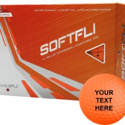 Discount - Maxfli 2021 Softfli Matte Orange Personalized Golf Balls For Women