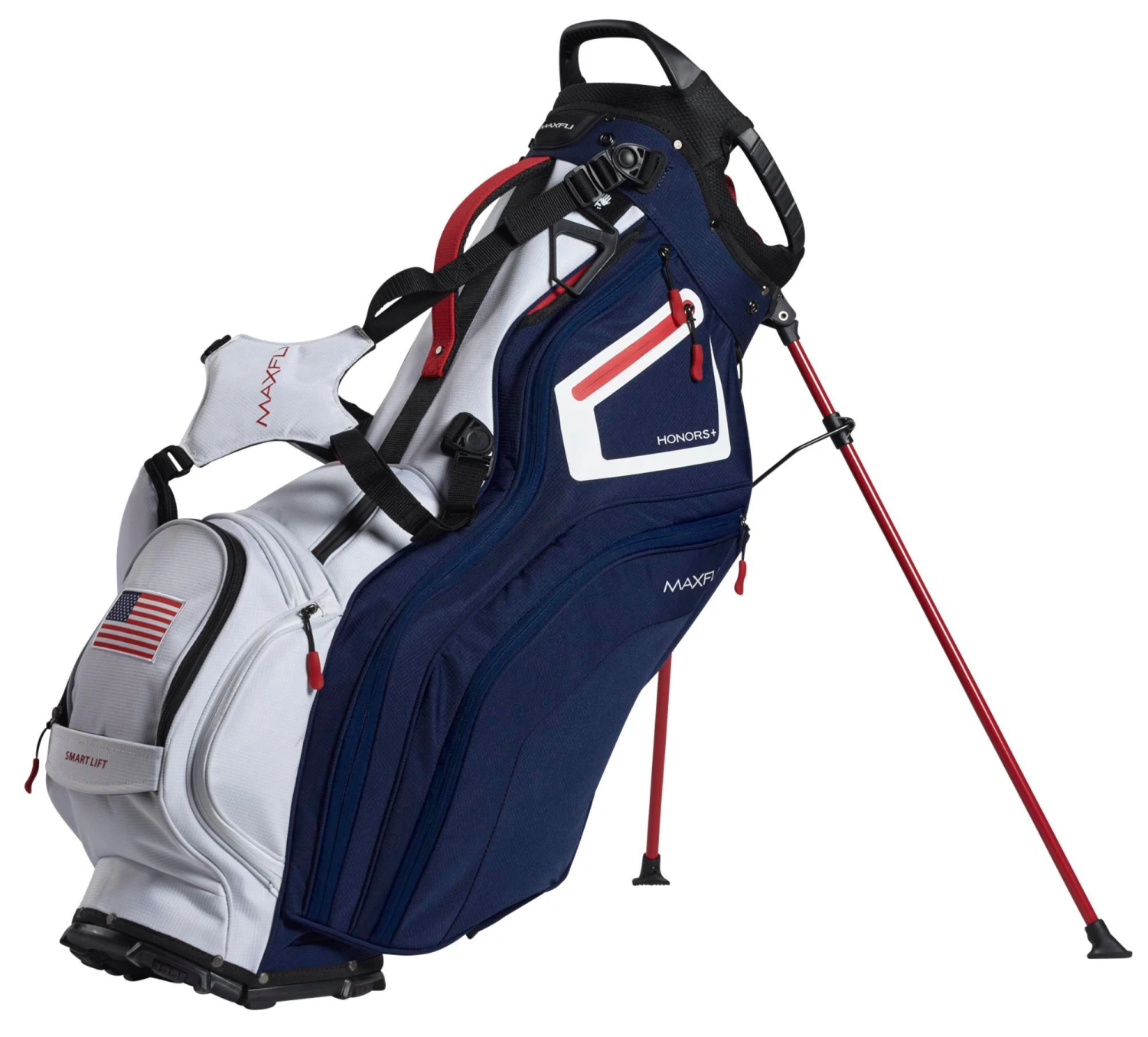 Discount - Maxfli 2021 Honors+ 5-Way Stand Bag For Men Usa 3 Discount - Maxfli 2021 Honors+ 5-Way Stand Bag For Men Usa