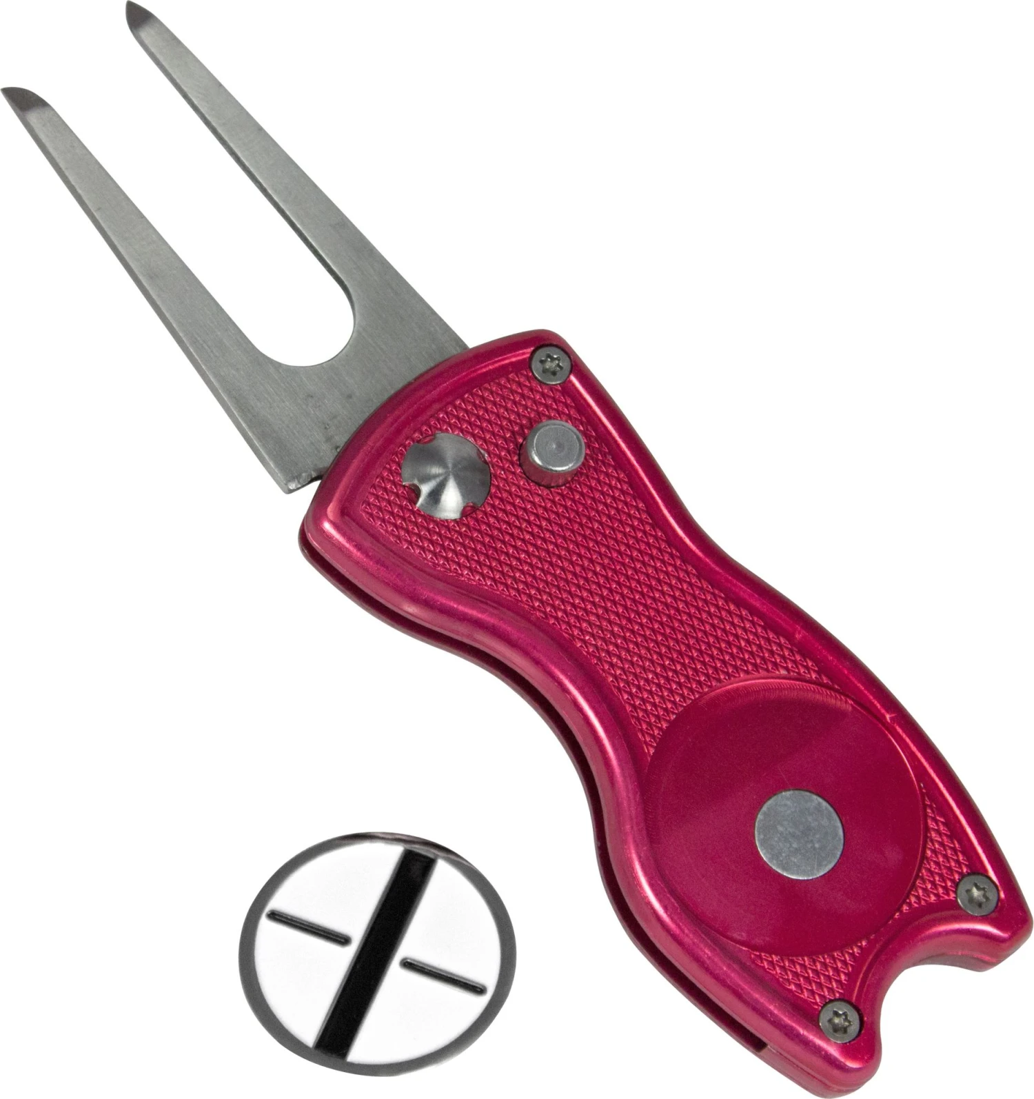 Discount - Maxfli Retractable Divot Tool - Red For Unisex 5 Discount - Maxfli Retractable Divot Tool - Red For Unisex - Image 3