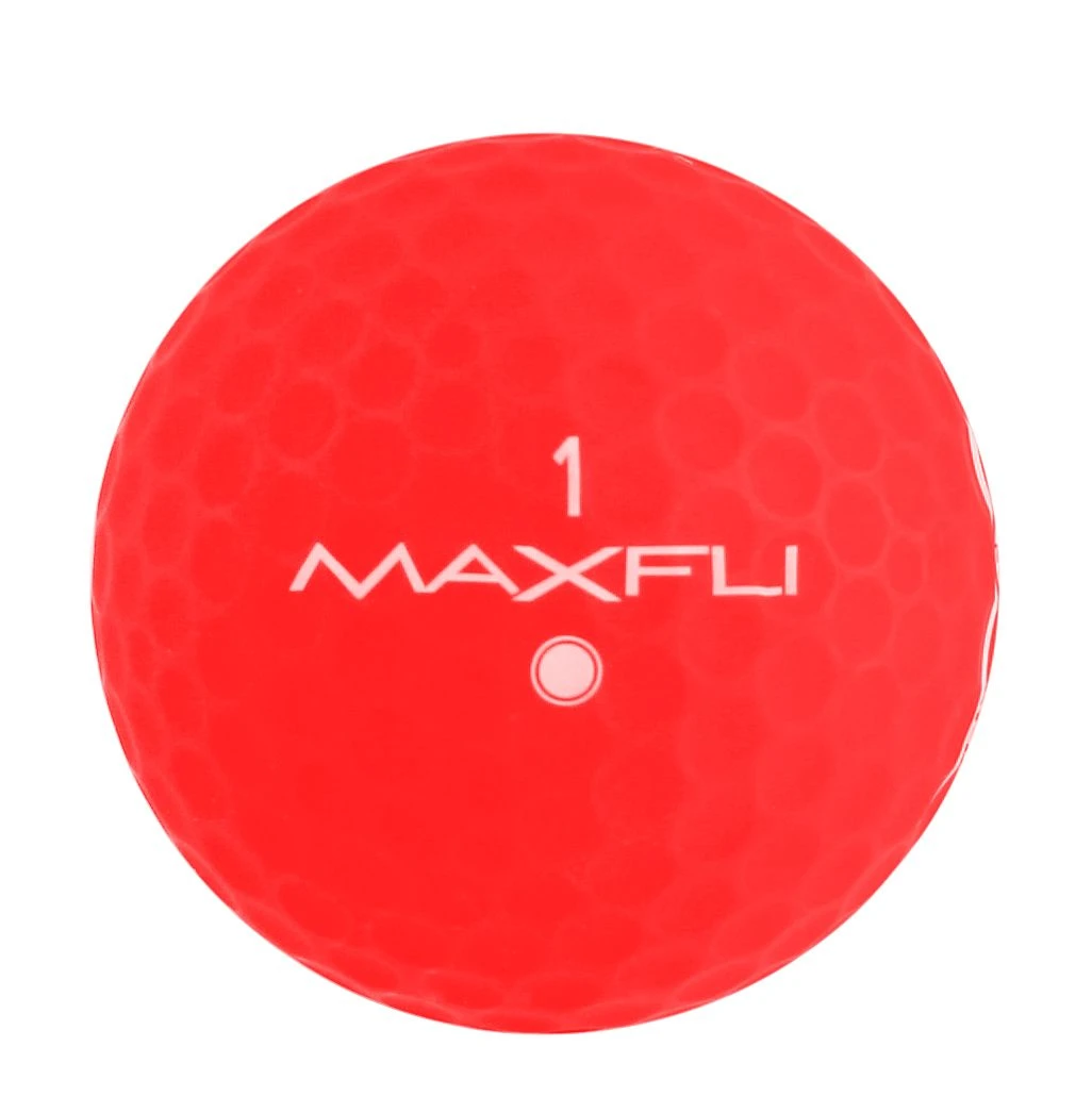 Discount - Maxfli 2021 Softfli Matte Red Golf Balls For Unisex 4 Discount - Maxfli 2021 Softfli Matte Red Golf Balls For Unisex - Image 3