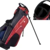 Discount - Maxfli Youth Stand Bag For Unisex Red/black/blue