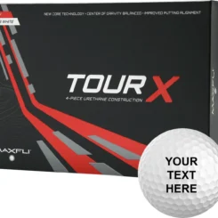 Discount - Maxfli Tour X Gloss White Personalized Golf Balls For Men