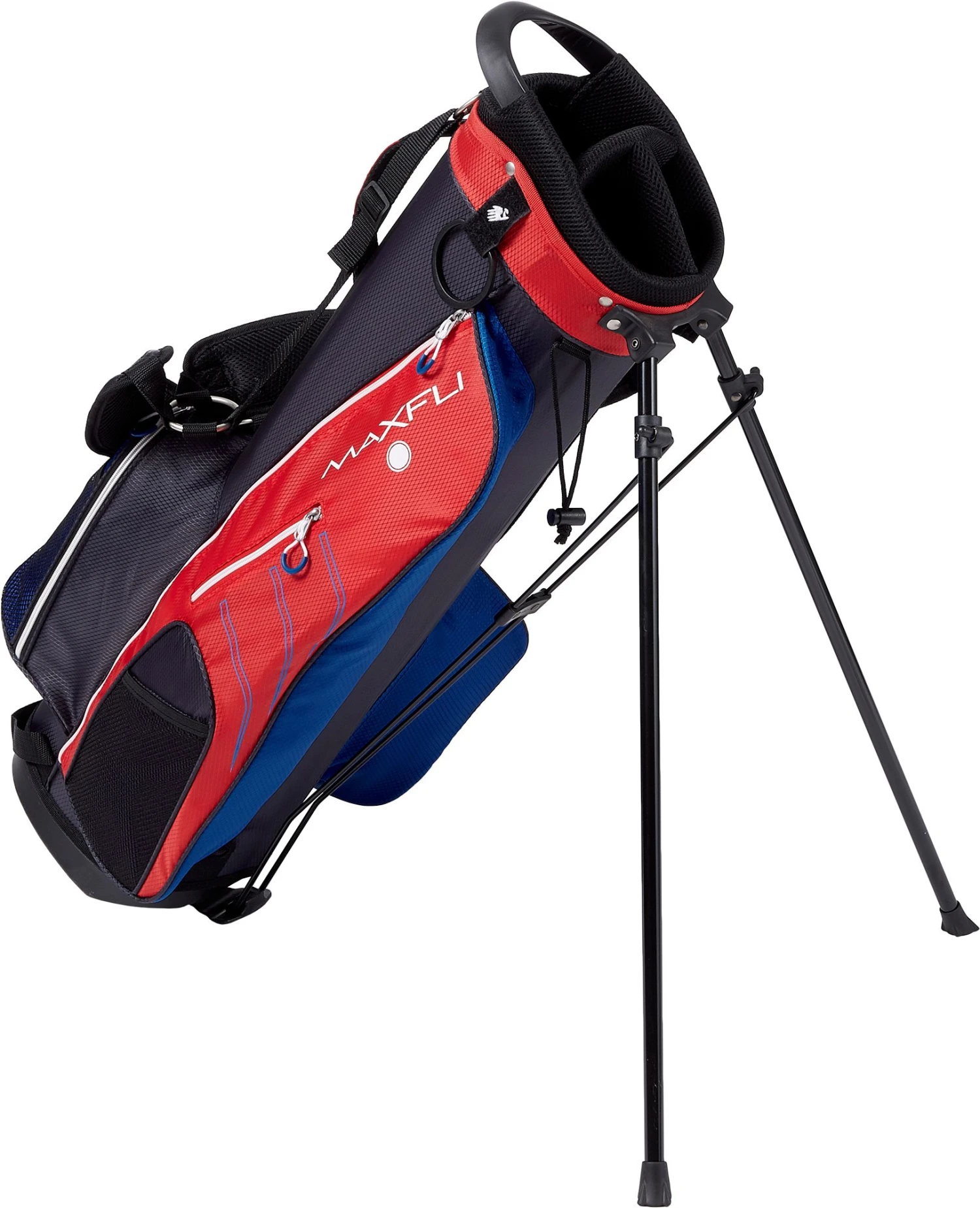 Discount - Maxfli Youth Stand Bag For Unisex Red/black/blue 6 Discount - Maxfli Youth Stand Bag For Unisex Red/black/blue - Image 4