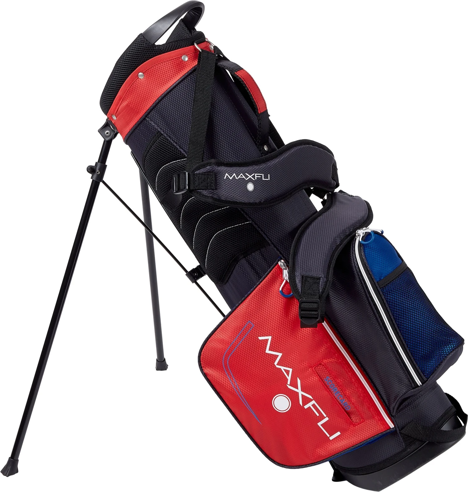 Discount - Maxfli Youth Stand Bag For Unisex Red/black/blue 8 Discount - Maxfli Youth Stand Bag For Unisex Red/black/blue - Image 6