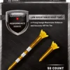 Discount - Maxfli Performance Series Low Resistance 2 3/4'' & 1 1/2'' Assorted Golf Tees - 50 Pack For Unisex