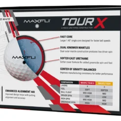 Discount - Maxfli Tour X Gloss White Golf Balls For Unisex -Maxfli US Official Site unnamed file 339