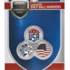 Discount - Maxfli USA Ball Markers – 3pk For Unisex