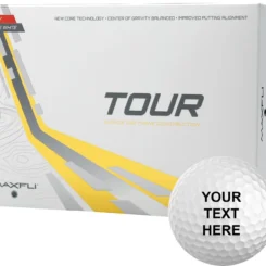 Discount - Maxfli Tour Matte White Personalized Golf Balls For Unisex