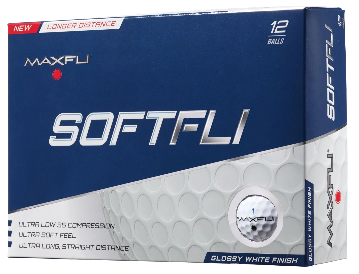 Discount - Maxfli SoftFli Gloss Golf Balls – White - 12 Pack For Women 5 Discount - Maxfli SoftFli Gloss Golf Balls – White - 12 Pack For Women - Image 3