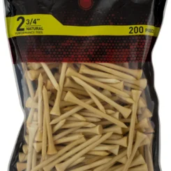 Discount - Maxfli 2 3/4'' Natural Golf Tees - 200 Pack For Unisex
