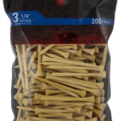 Discount - Maxfli 3 1/4'' Natural Golf Tees - 200 Pack For Unisex